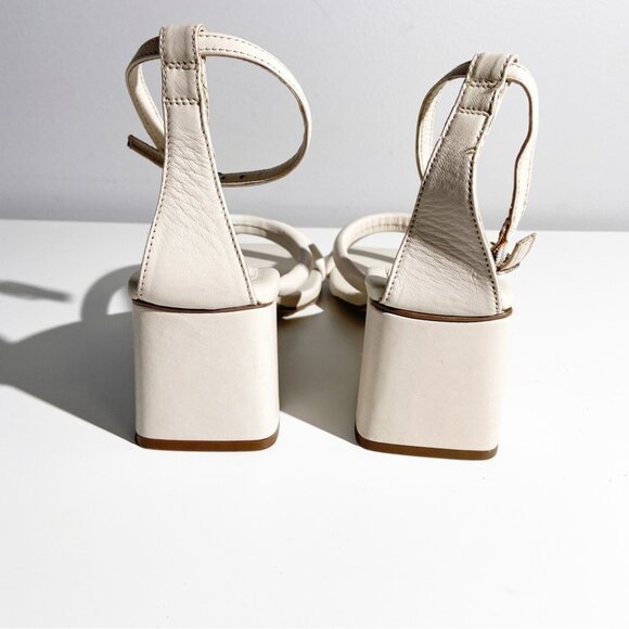 FREE PEOPLE FP Collection - Parker Pillow Heels in ivory size 37.5 - Picture 5 of 7